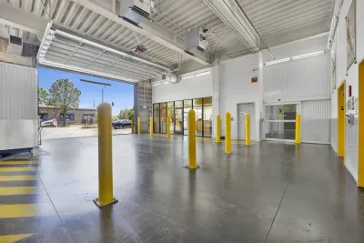 indoor unloading bay